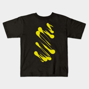 Yellow scratching Kids T-Shirt